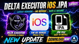 New Update Delta Executor iOS ipa Latest Version Roblox iOS Executor Delta X 2 0