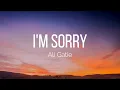 Download Lagu Ali Gatie - I'm Sorry (Lyrics)