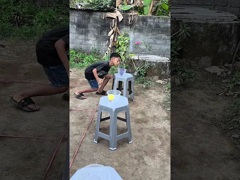 Lomba sendok kelereng, siapa nih pemenangnya?! #shorts