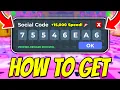 How To GET SOCIAL CODE In 1 Speed Keyboard Escape Roblox
