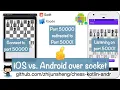 Android Chess 035 Playing with iOS chess written in Swift over socket