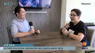 Último dia para inscrição no Canta+ 2023