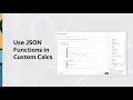 Use JSON Functions in Custom Calculations in Oracle Analytics