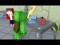 JJ and Mikey Become SHAWARMA Monsters - Maizen Minecraft Animation