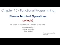 Functional Programming Part 11 - Stream collect Terminal operation