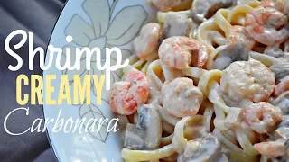 Simple Creamy Carbonara | Super Easy | White Sauce. 