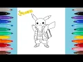 Pikachu Coloring Pages Pokemon Pikachu