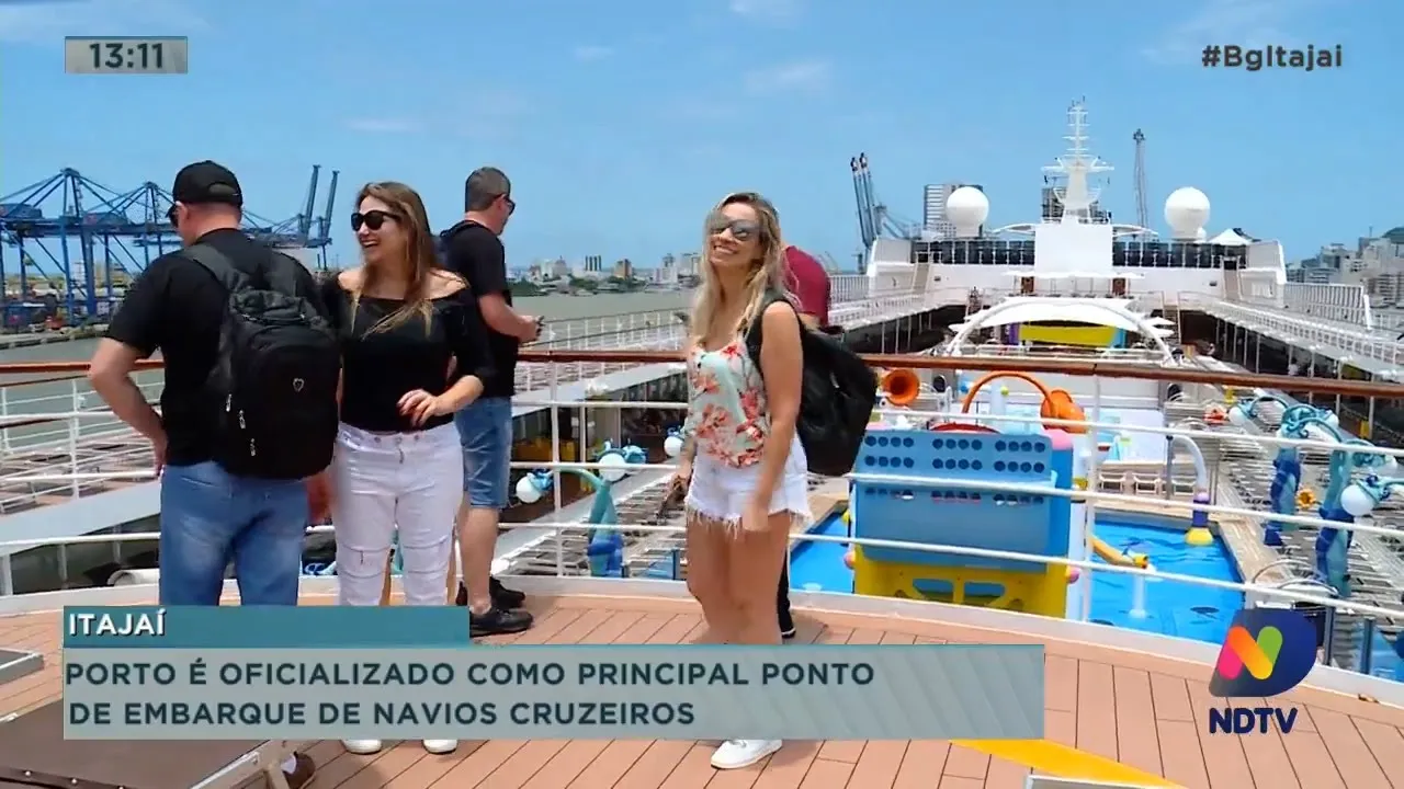 Porto é oficializado como ponto de embarque de navios cruzeiros
