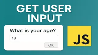 Get User input in Javascript using prompt