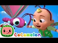 Lagu Beautiful Butterflies 🦋 | CoComelon Animal Time | Animals for Kids