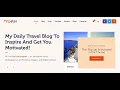 Tripster - Lifestyle Travel Blog WordPress Theme Modern Travel Website Theme