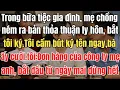 Lagu Trong bữa tiệc gia đình, mẹ chồng ném ra bản thỏa thuận ly hôn, bắt tôi ký. Tôi cầm bút ký tên ngay