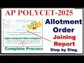 Download Lagu AP POLYCET 2025 | How to download Allotment order|Do Self Joining reporting|full detailed  process