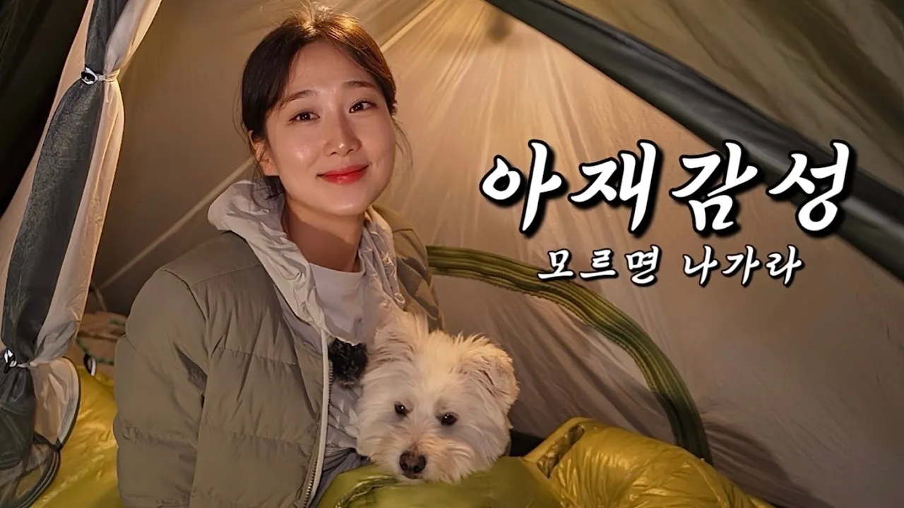 【애견동반 백패킹】 초보 백패커를 위한 20분컷 오션뷰 / 다이소 찜기에 양꼬치 구워 연태고량주 한잔 / 30살 여자의 아재감성 / 홍성 죽도 야영장 / 솔로캠핑 / 캠핑브이로그 썸네일