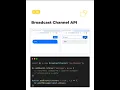 Broadcast Channel API