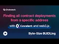 Finding all contract deployments from a specific address in 4 minutes