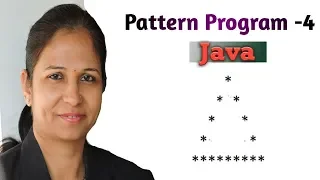 Java Pattern Programs - How To Print Stars in Hollow Equilateral Triangle Shape