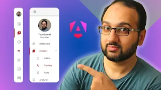 How to create a Nested Sidebar in Angular 18 with Material Components