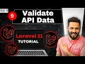 Laravel 11 API tutorial in Hindi Validate API Data