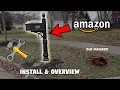 INSTALLING a MAILBOX FROM AMAZON 75 Amazon vs brand name