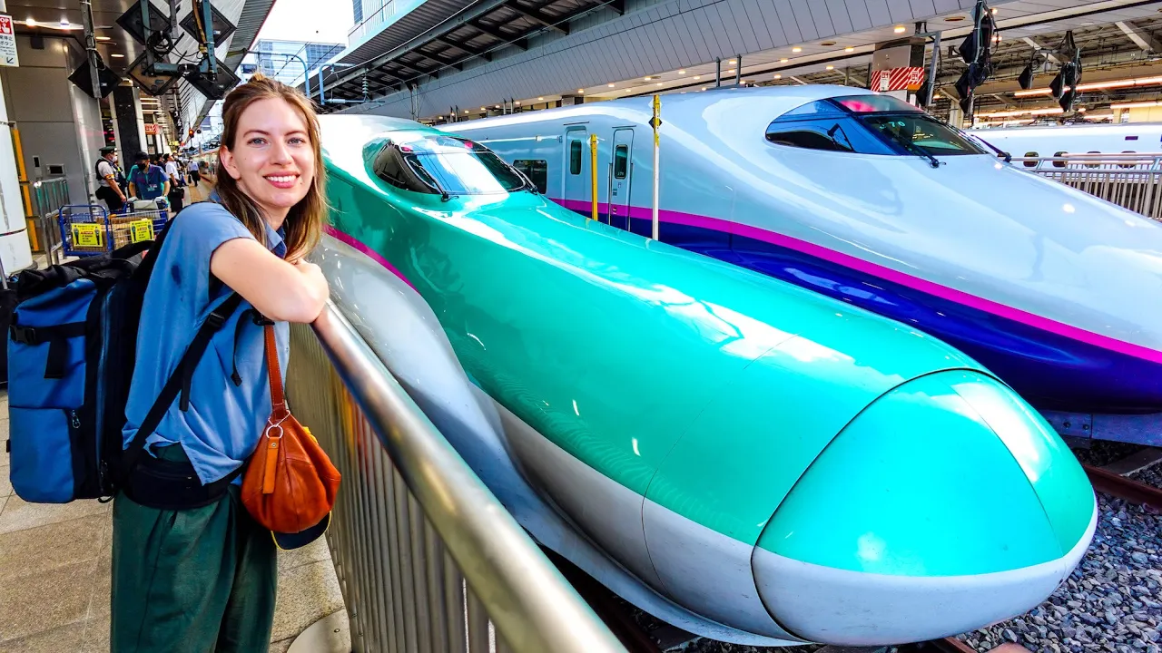 Riding Japan's Bullet Train 🚅🍱🗾 Epic Train Journey from Tokyo to Hokkaido on the Shinkansen! 🇯🇵🚄