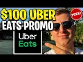 INSANE UBER EATS Promo Codes 100 for Existing Users WATCH THIS GUYS