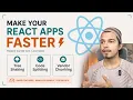 Optimize Your React App React Performance Guide Tree Shaking Code Splitting Vendor Chunking