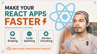 Optimize Your React App React Performance Guide Tree Shaking Code Splitting Vendor Chunking