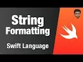 String Formatting Swift 4 Xcode 10