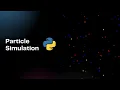 Interactive 2D Particle Simulation in Python Magnetic Field Experiment