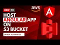How to Host Your Angular Web Application on an S3 Bucket AWS Explained in Hindi