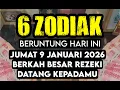 Lagu ZODIAK BERUNTUNG HARI INI JUMAT 9 JANUARI 2026 LENGKAP DAN AKURAT