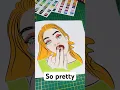 Trendy manicure and makeup coloring page This is a page from Nail Artist Coloring Book