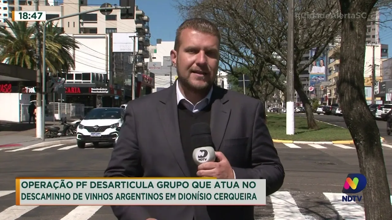 Operação da PF desarticula grupo que atua no descaminho de vinhos argentinos em Dionísio Cerqueira