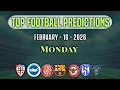 Lagu FOOTBALL PREDICTIONS TODAY 16 FEBRUARY 2026 | SERIE A | LALIGA | FA CUP| PREDICTIONS |KICKIQ 
