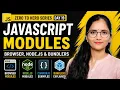 JavaScript Modules Explained Browser Modules Node js Bundlers Day