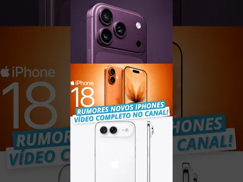 Novos iPhone vão ter internet via Satélite?! 📡 🤔 #Apple #iPhone #iPhone18 #iPhoneFold #Tecnologia