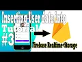 How to insert user data into firebase real-time database with Image part 3