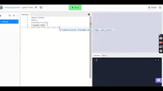 ANIMATION creating using Python Turtle
