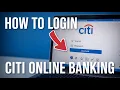 How to Login to Citi Online Banking with User ID Sign On