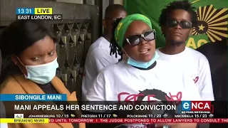 mani appeals her sentence and conviction