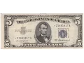 1953A Five Dollar Silver Certificate