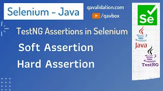 TestNG Assertions in selenium Soft Hard assertions in detail