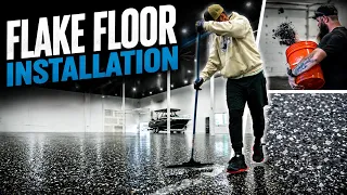 Boat Dealership Floor Transformation | Flake Coating