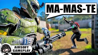 ANDA A REZARLE A TU VIEJA CARNAL❗😈 ▬ Doom Minigun Airsoft Gameplay