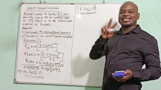 Loan Amortization computations Financial Management