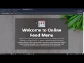 Online Food Menu Using PHP and MySQL with Source Code