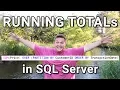 How to Generate a RUNNING TOTAL in SQL Server