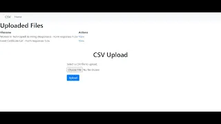 CSV Upload Project Coding NInjas Backend Skill Test