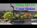 Hiboy KS4 Pro Electric Scooter 1 year update Still works
